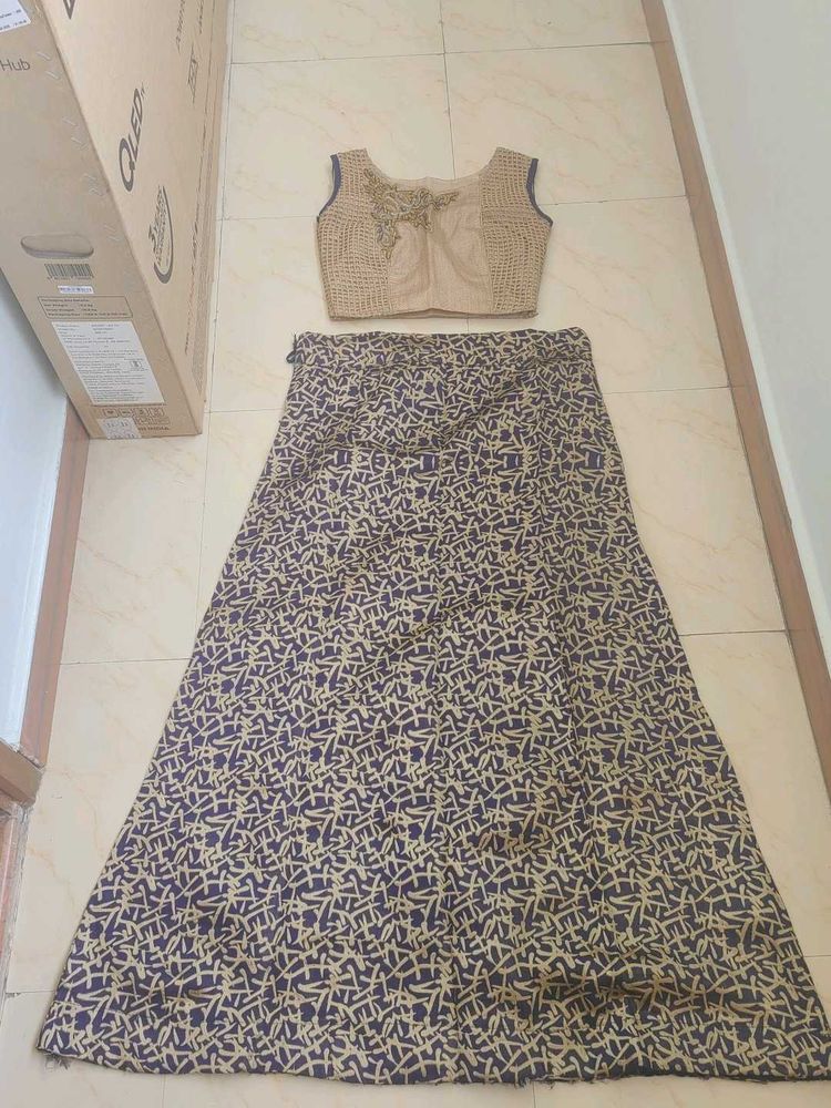 Simple Lehenga Choli Banarasi