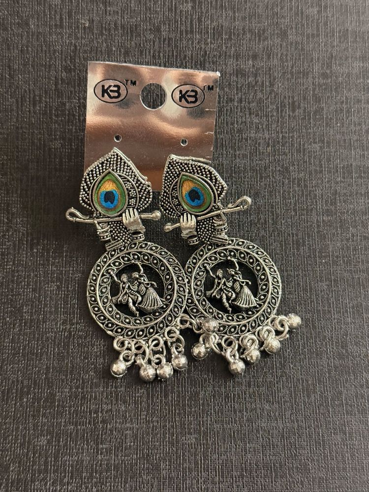 Combo of Oxidised &amp; Jhumka Earrings