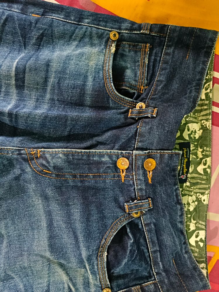 Foldable Blue Jeans