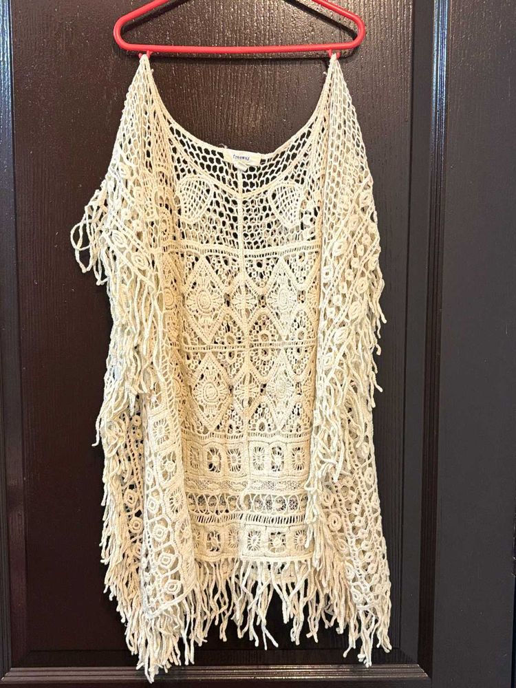 Crochet Fringe Tank Top