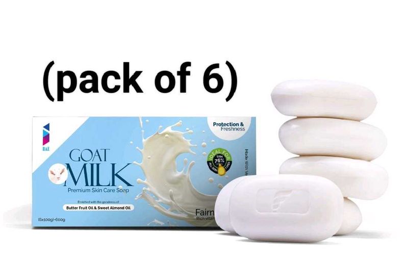 I Bae Premium Goat Milk Soap 100g (Pack Of 6)