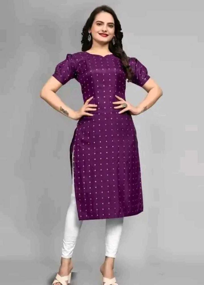 Elegant Purple Kurta