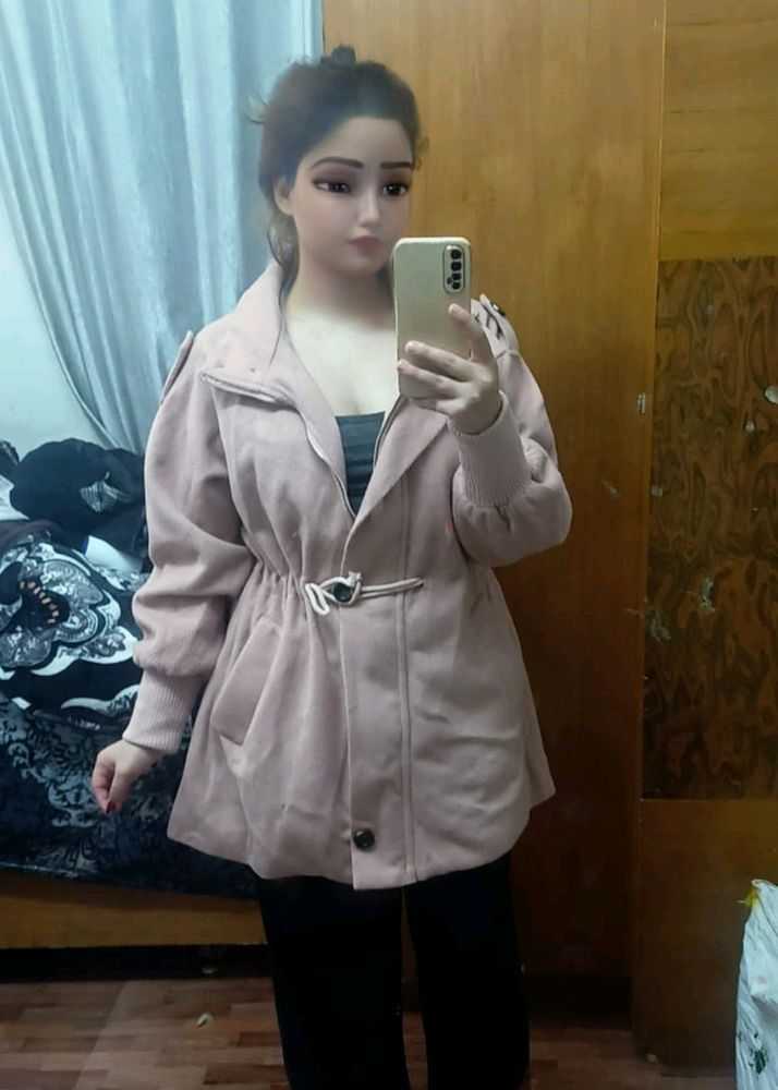 Coat Peach Pink