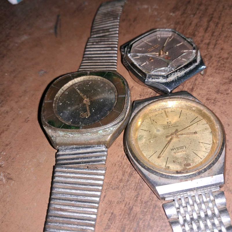 [Non-Working] 3VintageMechanicalWatches