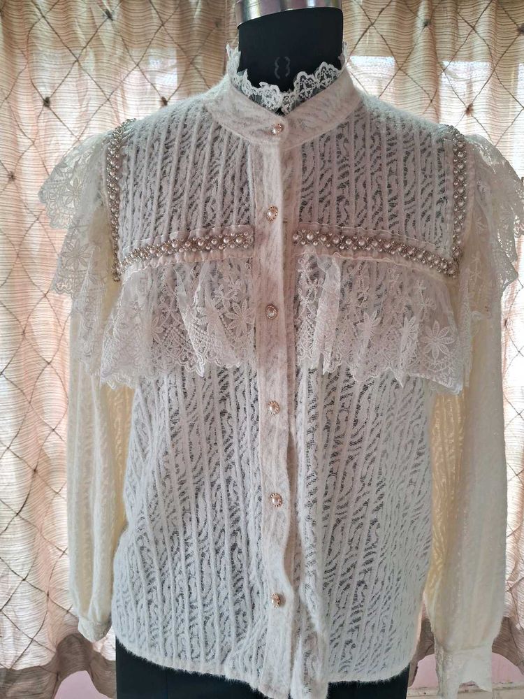 Elegent Korean Top ☁️