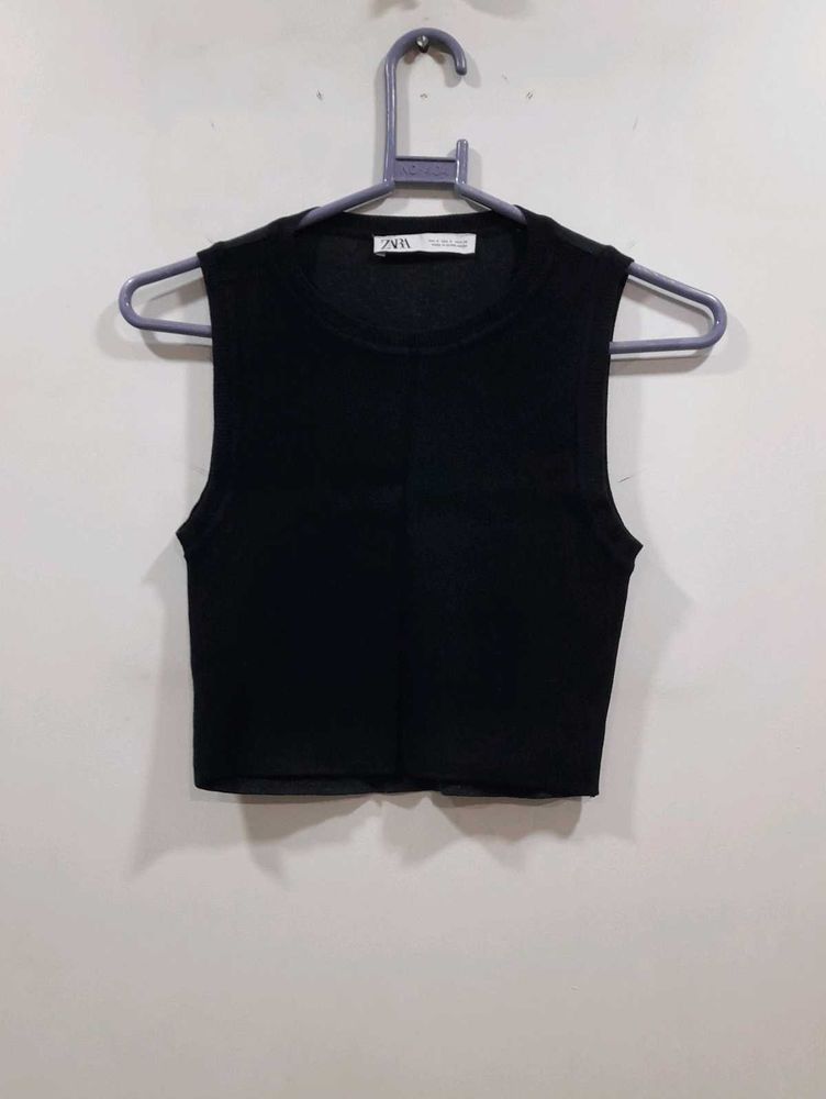 Zara Black Tank Top
