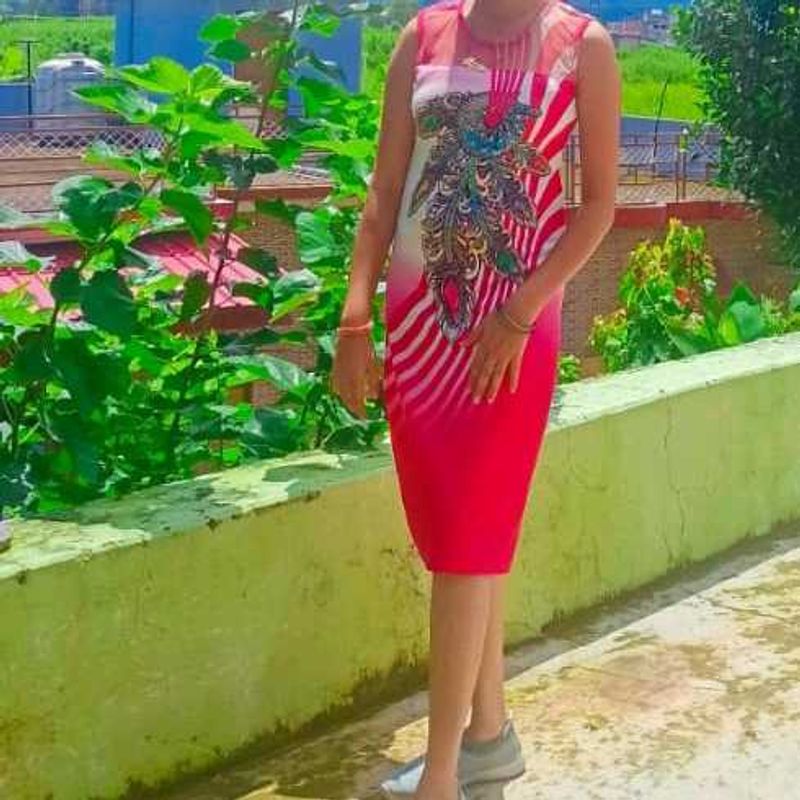 Stylish Printed Dress
