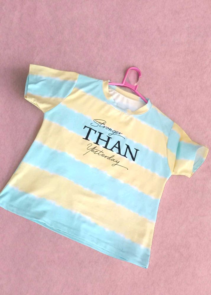 Striped Graphic T-Shirt