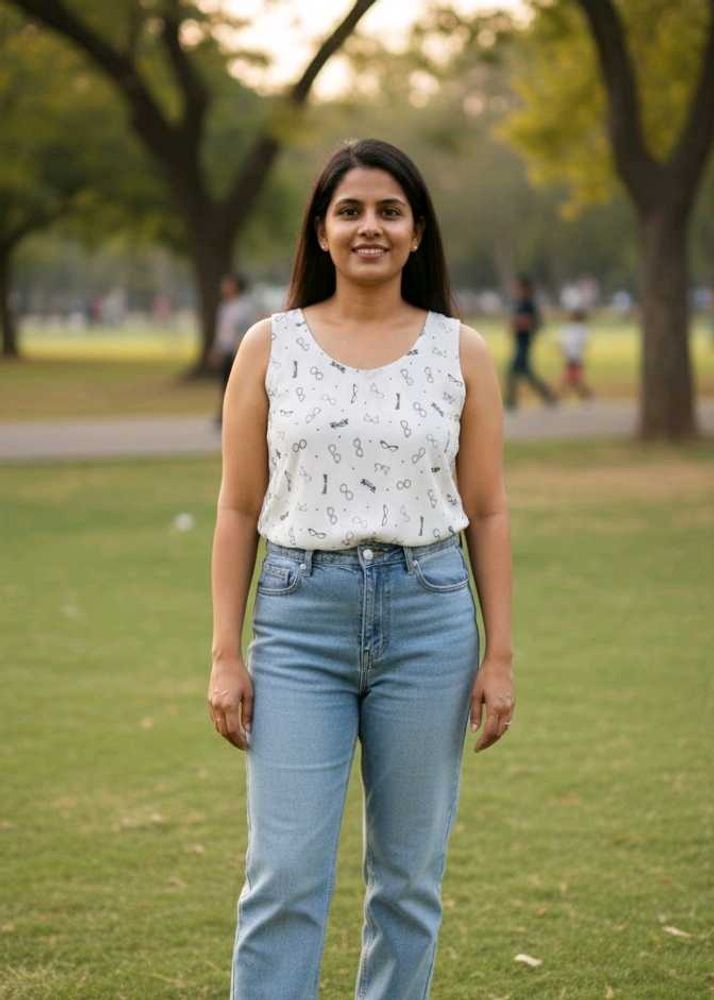 Stylish Printed Tank Top