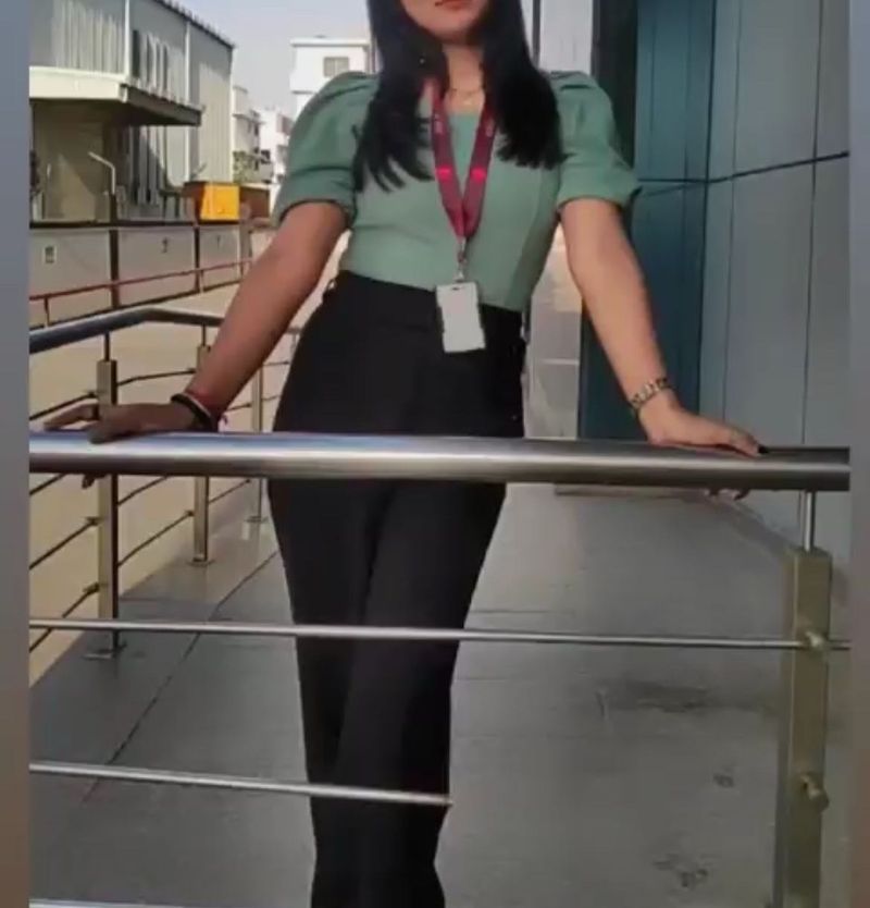 Green Puff Sleeve Top