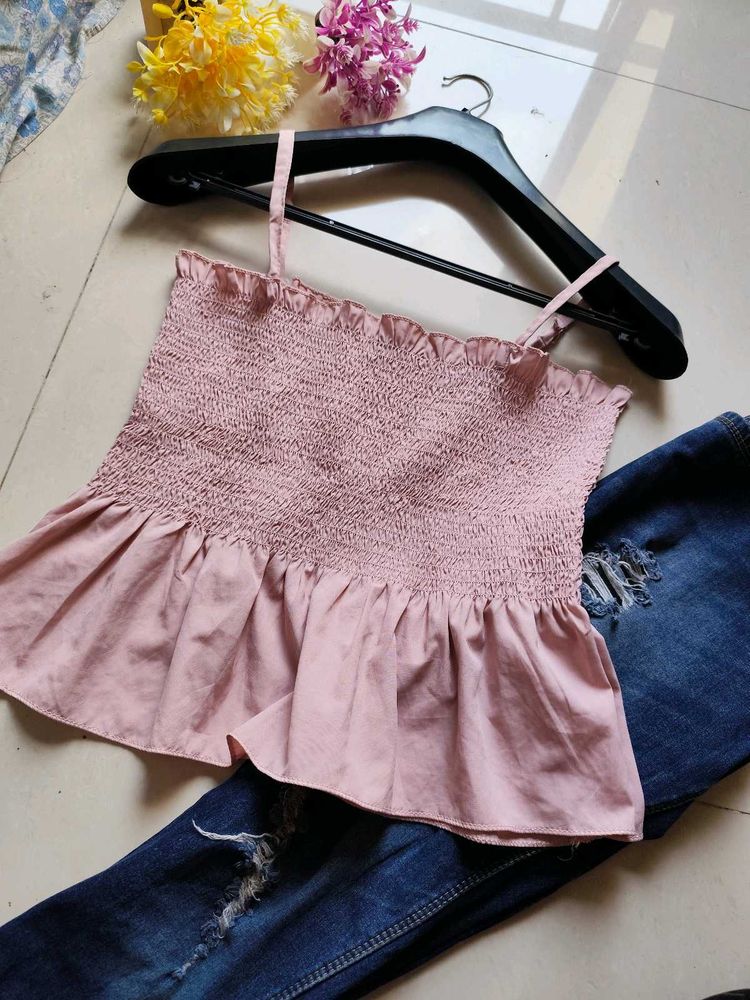 Stretchable Peach Top💞