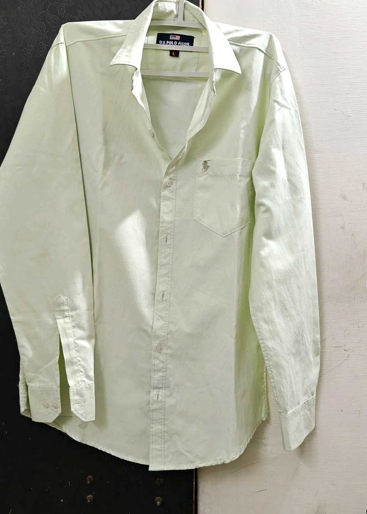 U.S. Polo Assn. Light Green Shirt