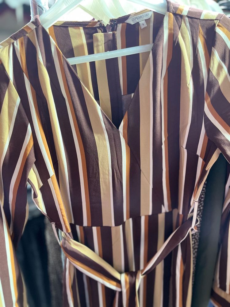 Coverstory Striped jumpsuit