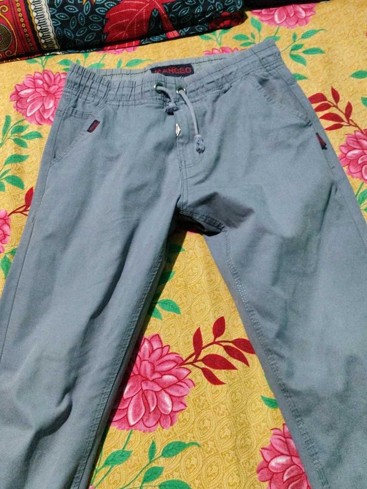 Gray Mango Jogger Pants