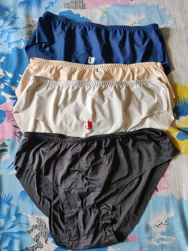 High Waist New Seamless Briefs - 4 Pack