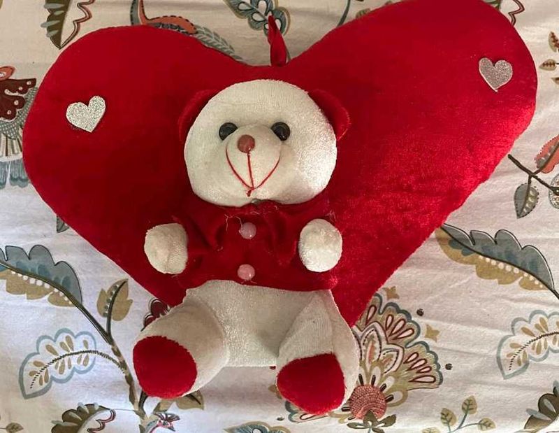 Heart Teddy Hanging