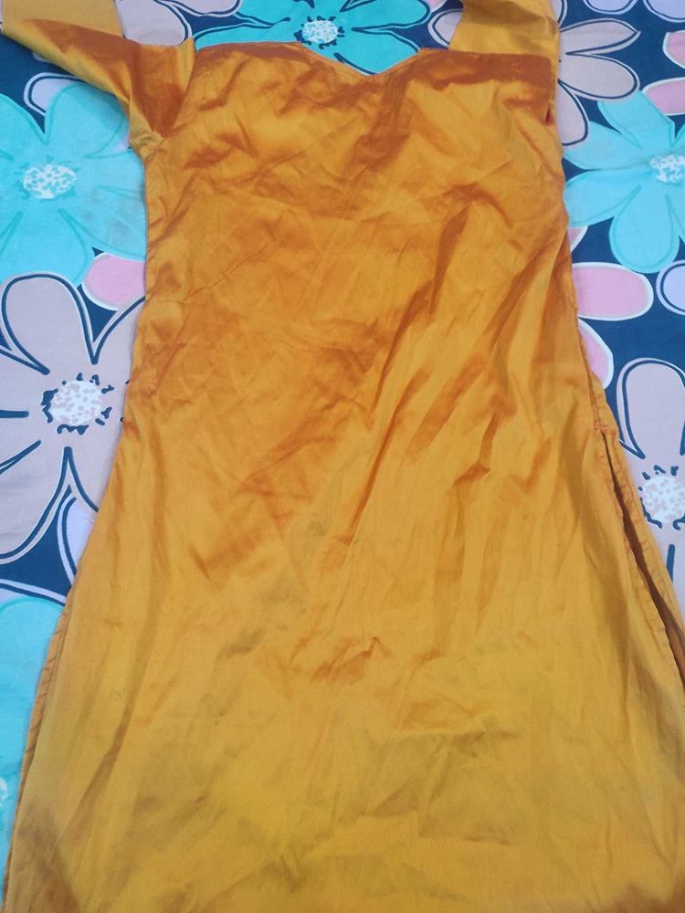 Mustard Kurta