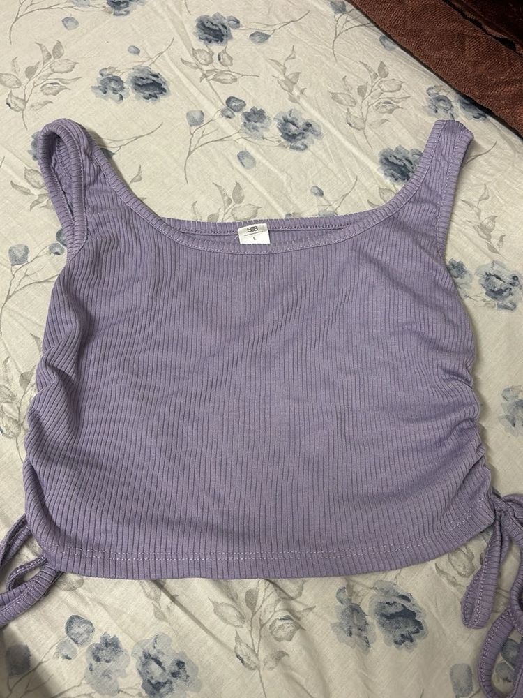Lavender Ribbed Tank Top