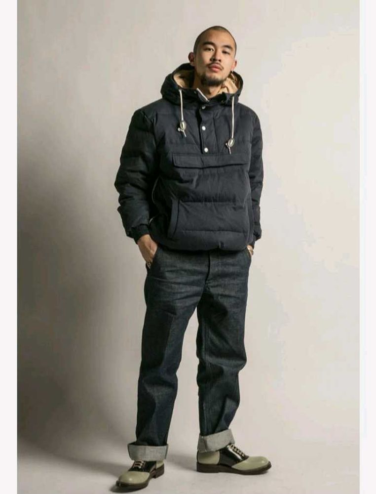 Unisex Vintage Style Puffer Jacket