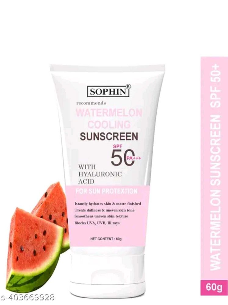 SOPHIN Watermelon Cooling Sunscreen SPF 50