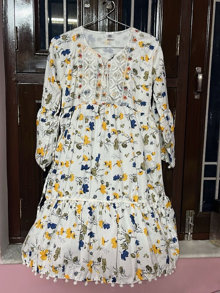 Floral Print Midi Dress