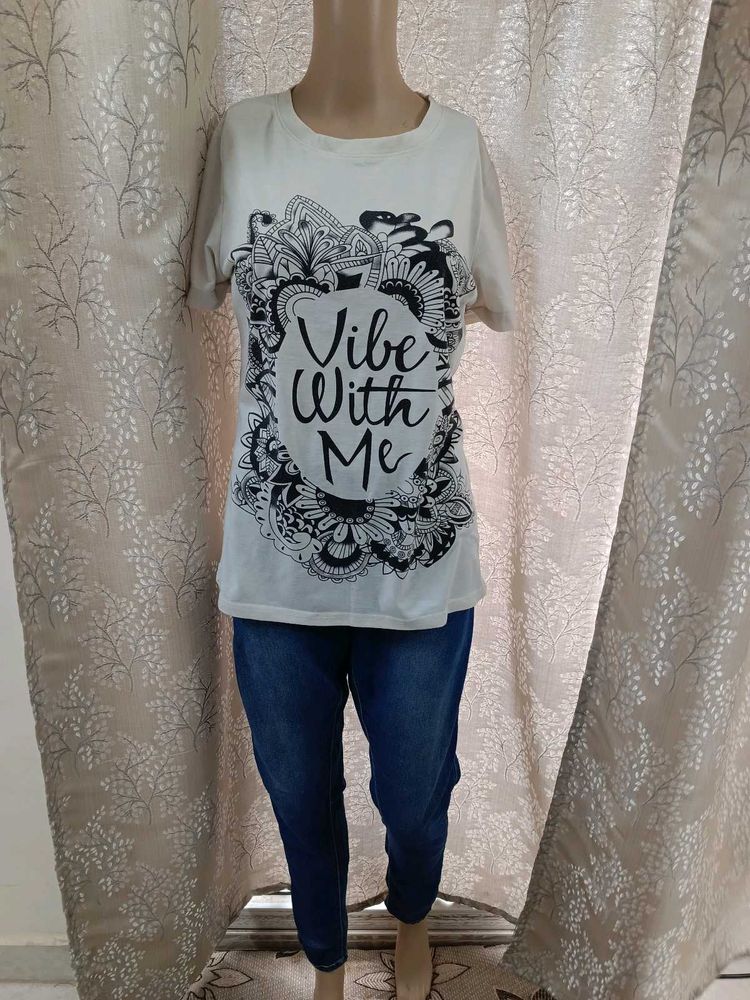 White T-shirt For Women