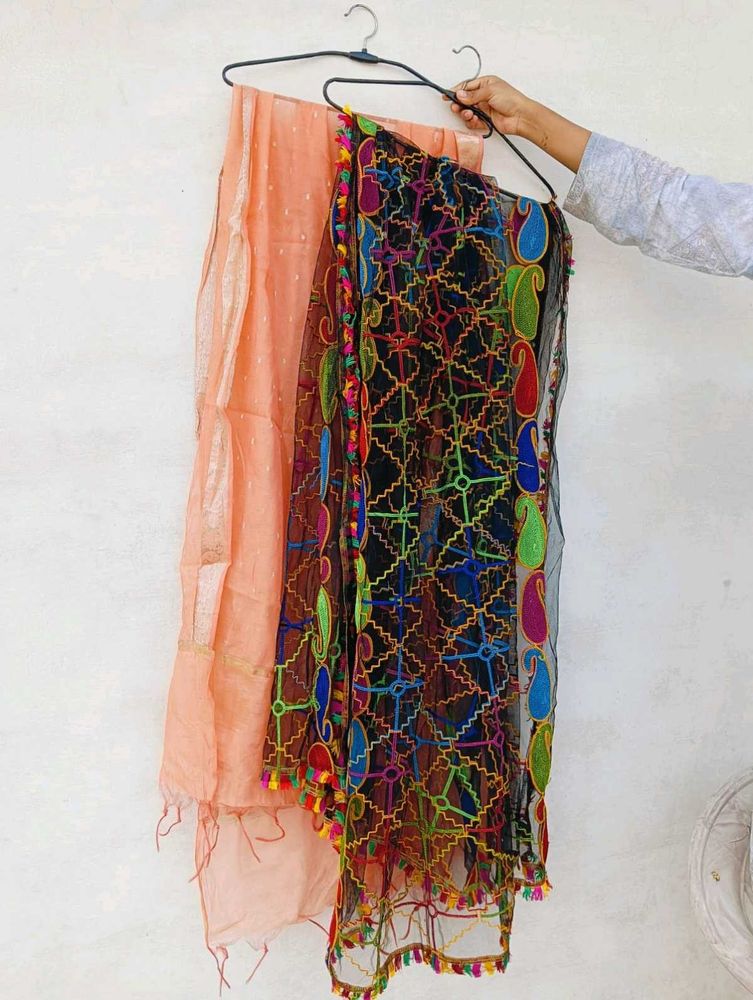 Colorful Embroidered Dupatta