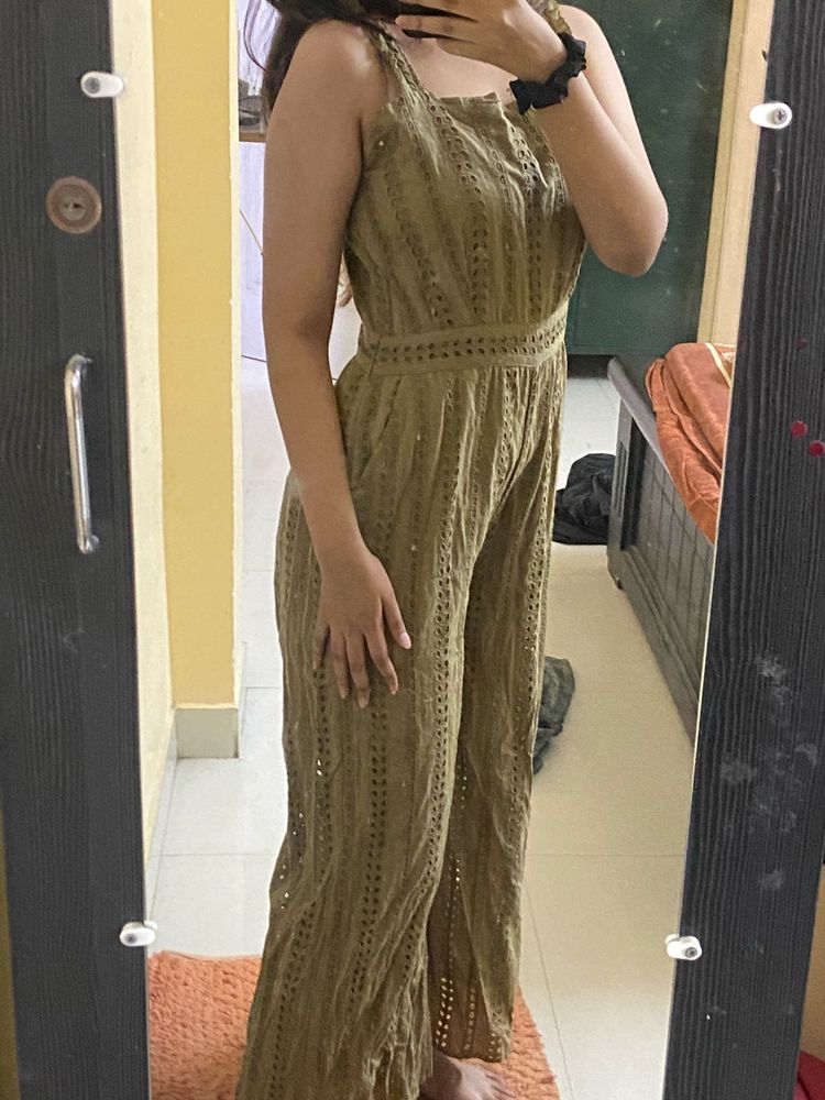 Olive Green Jumpsuit
