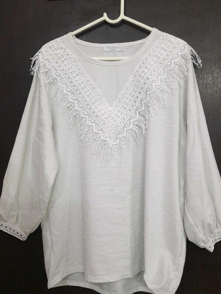 White Lace Top