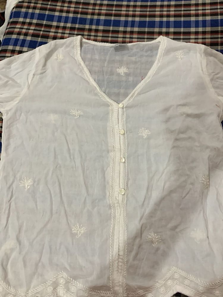 100% Pure Cotton Short Kurta