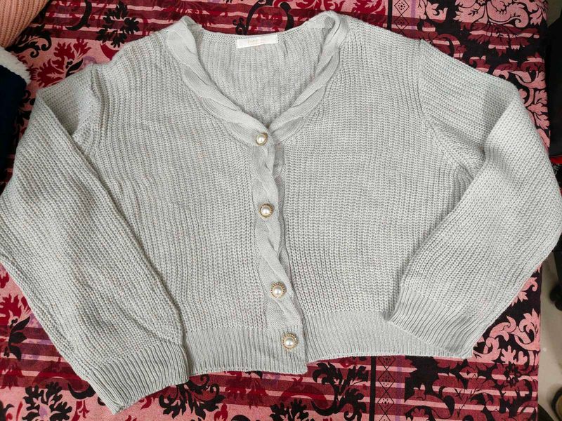 Korea Imported Pintresty Cute Knit Cardigan