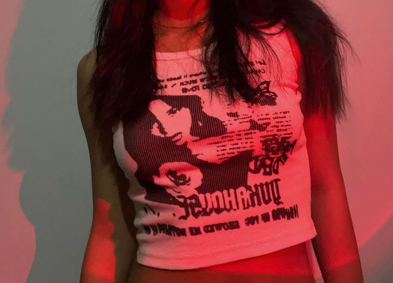 Graphic Print Tank Top