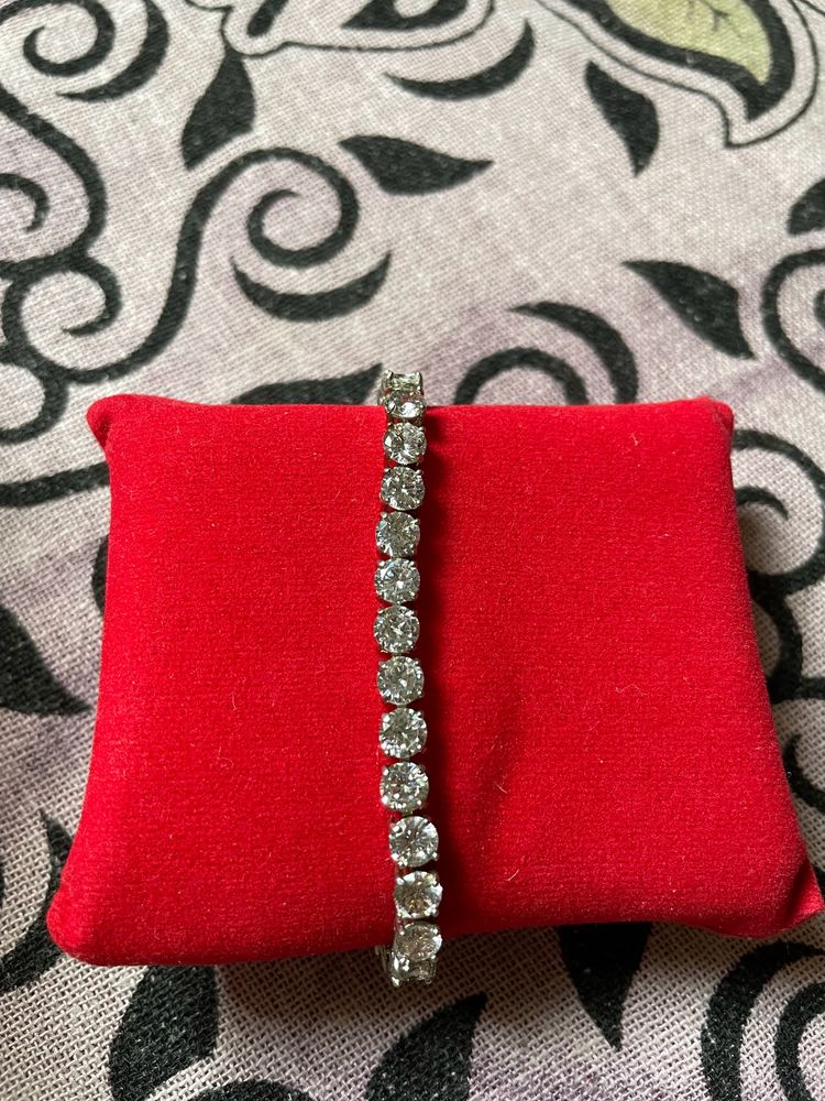 Tennis Bracelet- Silver