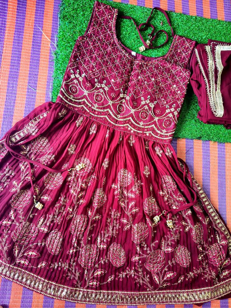 MIRROR WORK SHARARA SUIT