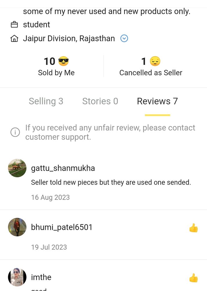 False Review By A Buyer : Shame On You.