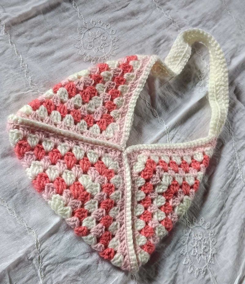 Crochet Granny Square Bag ❤️