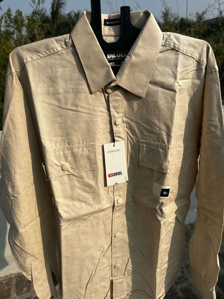 Beige Casual Shirt