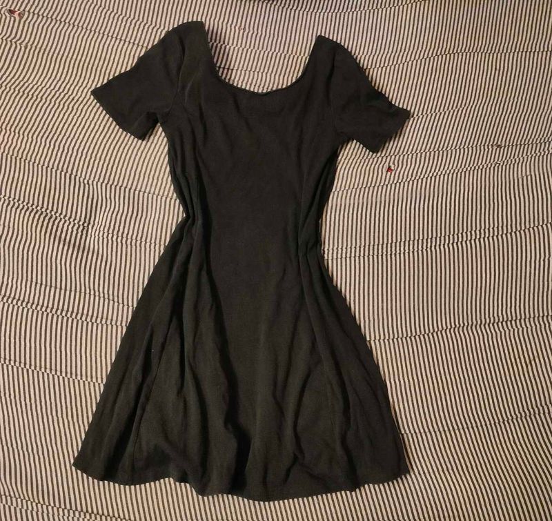 Cute Black Skater Dress