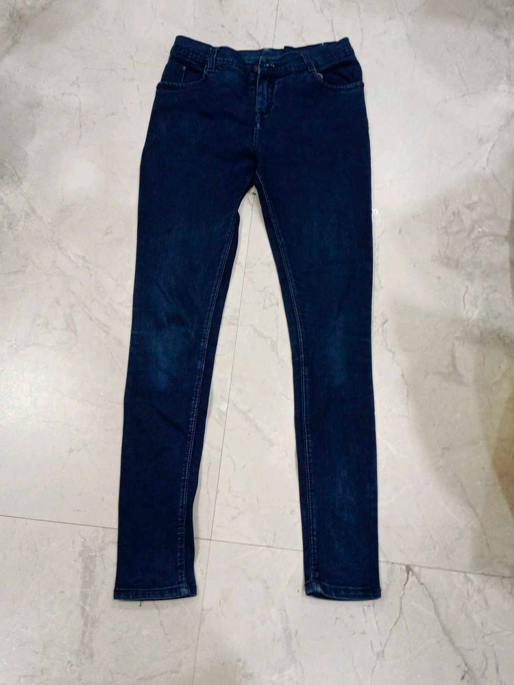Dark Blue Denim Jeans