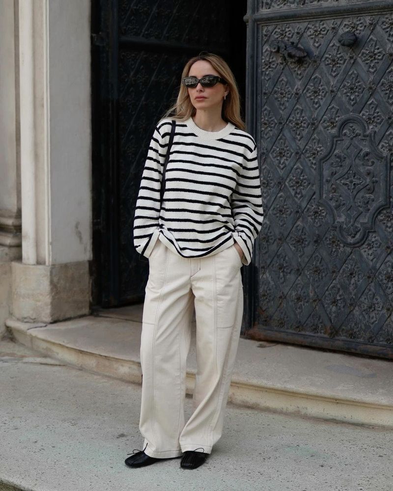 Zara stripe Sweatshirt