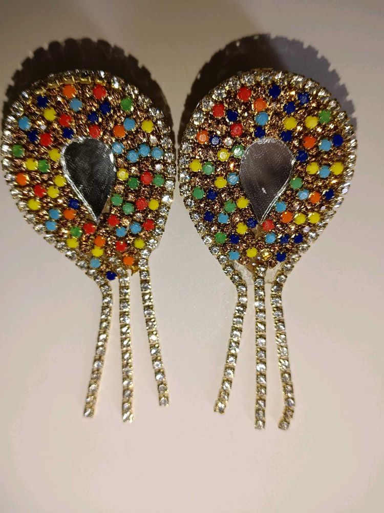 Multi Colour Earrings