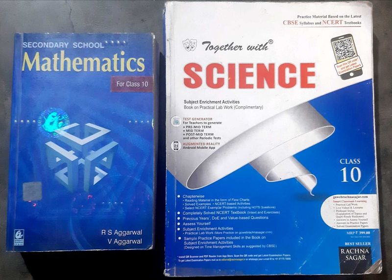 10th CBSE Mathematics And Science Books