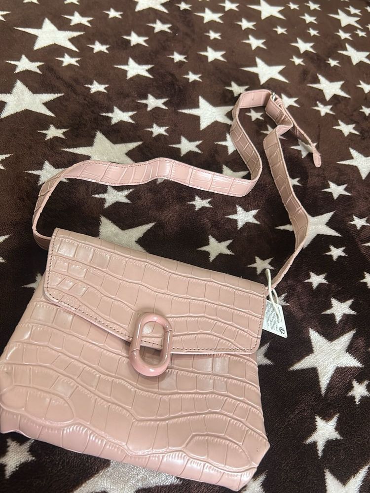 Stylish Pink Crossbody Bag