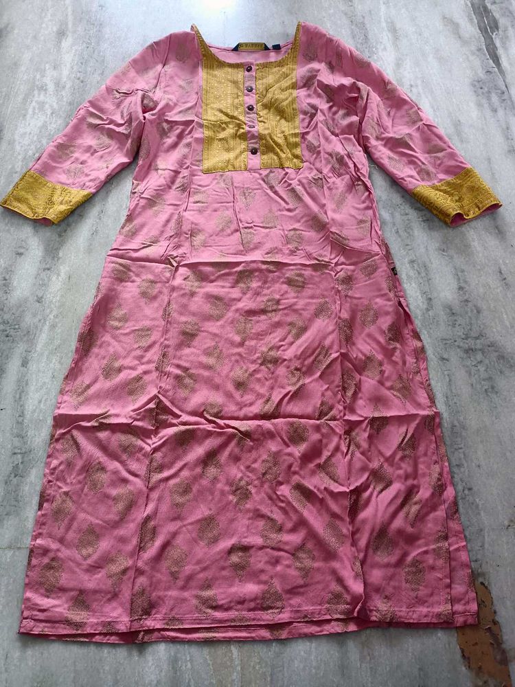 Pink &amp; Gold Kurti New One