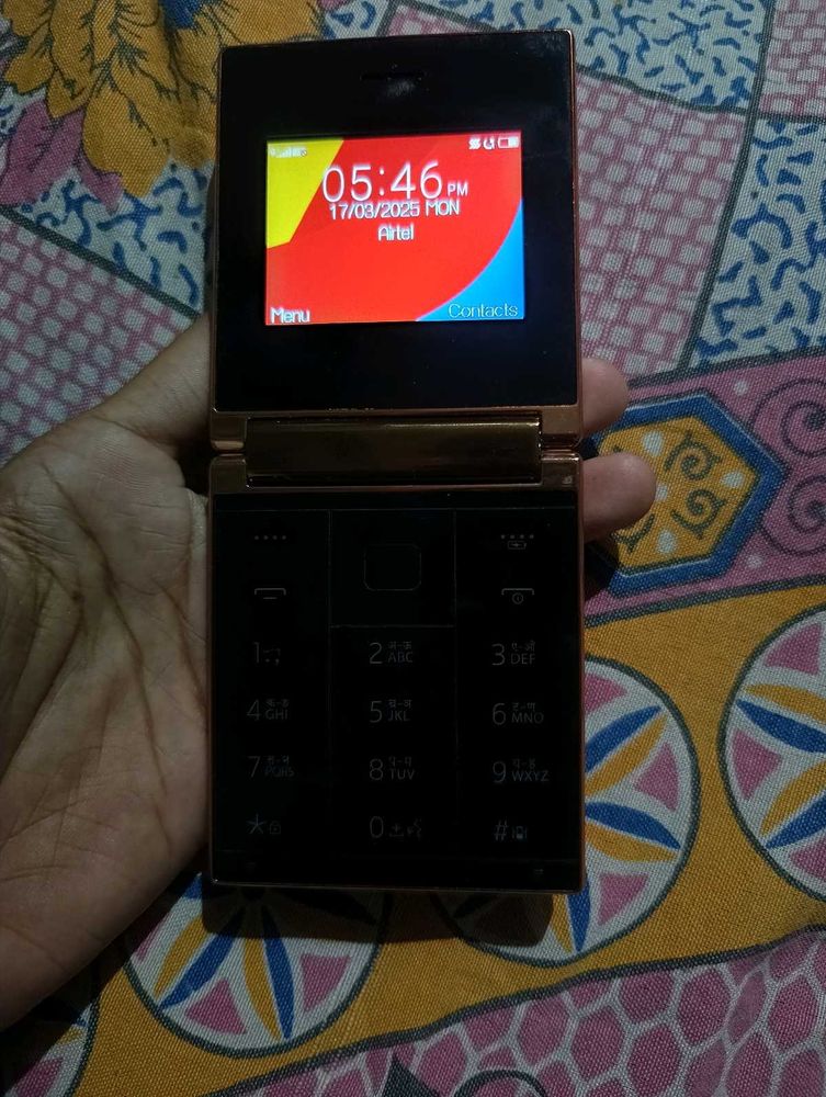 Flip Mobile Orange Colour