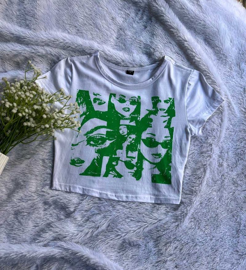 Shein Graphic Printed Top