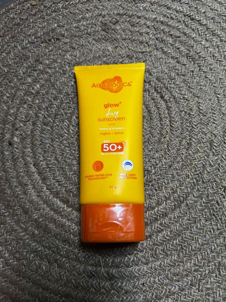 Sealed Aqualogica Sunscreen 🧡🌞
