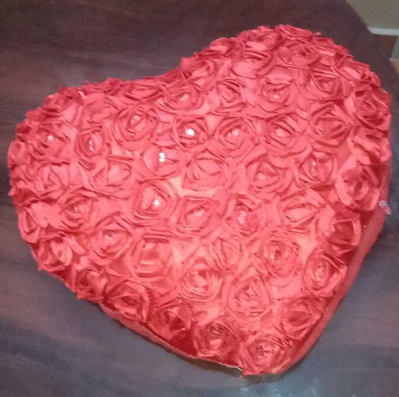 Red Heart Pillow