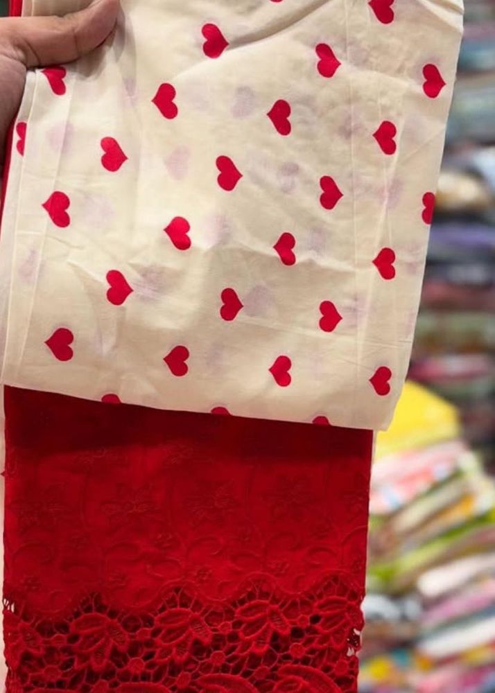 Cotton Kameez Chicken Pajame