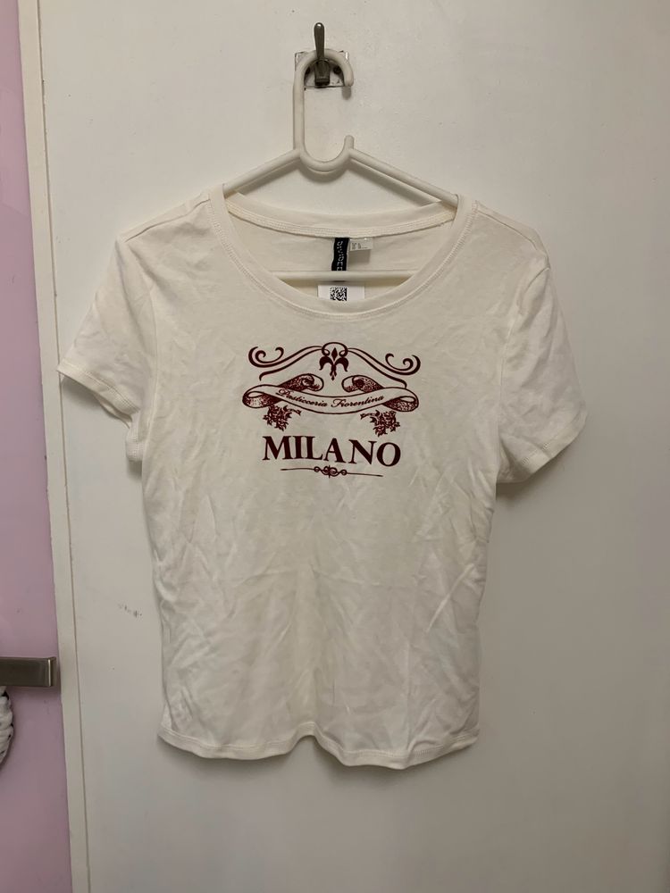 h&amp;m fitted tshirt